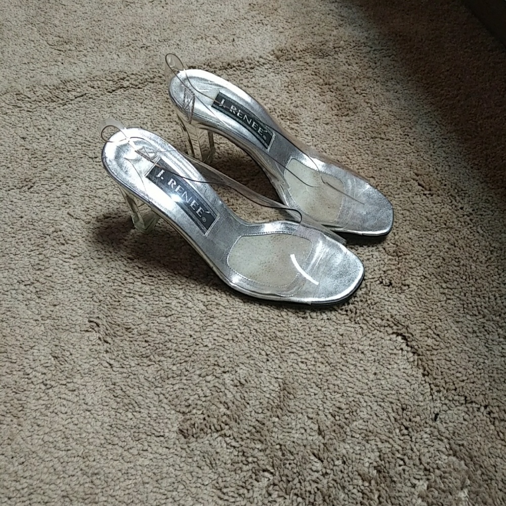 Clear platform heels for parties and prom!